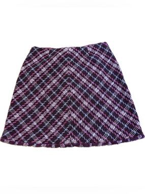 NWOT Kate Spade New York Size 8 Tweed Plum Skirt